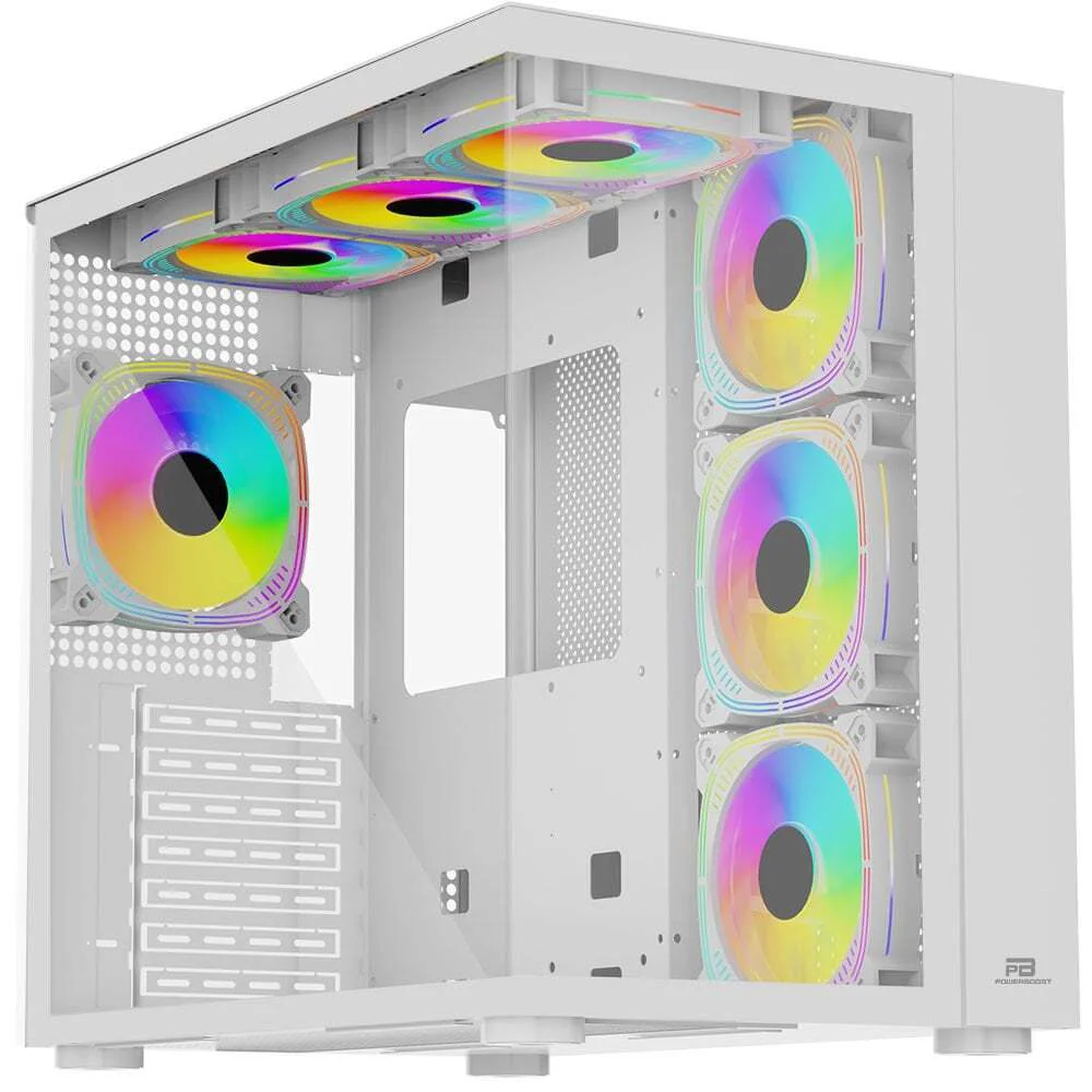 PB-SS02W Sea View USB 3.0, ATX 7 x ARGB Fanlı, Beyaz Kasa (PSU Yok) Fiyatı, Yorumları ve Özellikleri