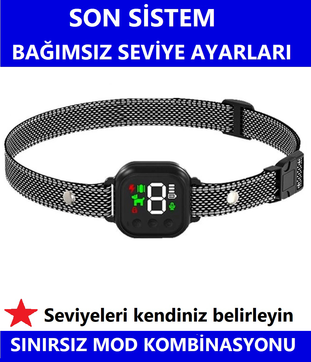 PB80 Havlama önleyici köpek eğitim tasması havlama tasması PB80 Havlama önleyici köpek eğitim tasması havlama tasması