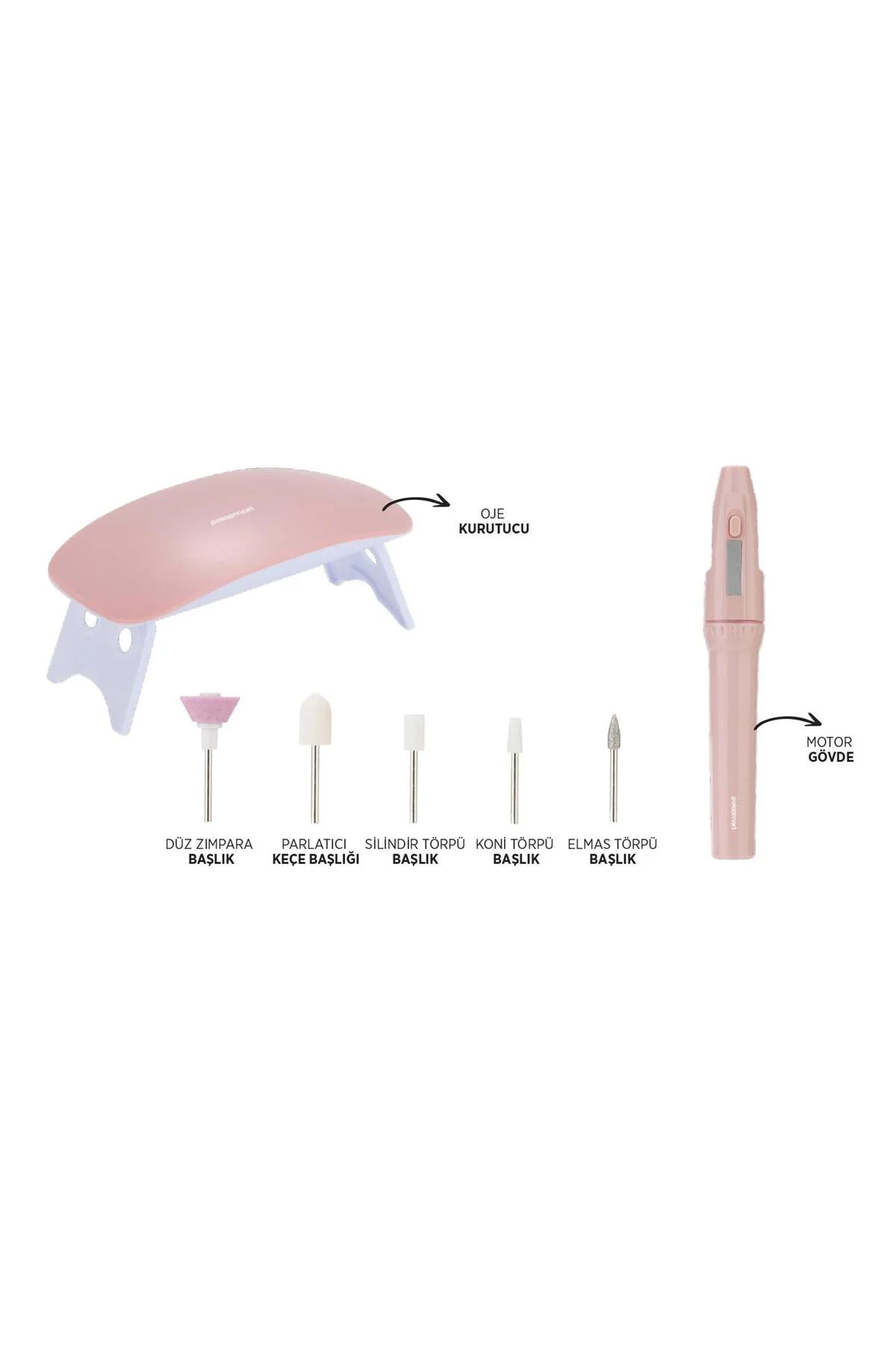 PBS700 El ve Ayak Bakım Seti Pembe