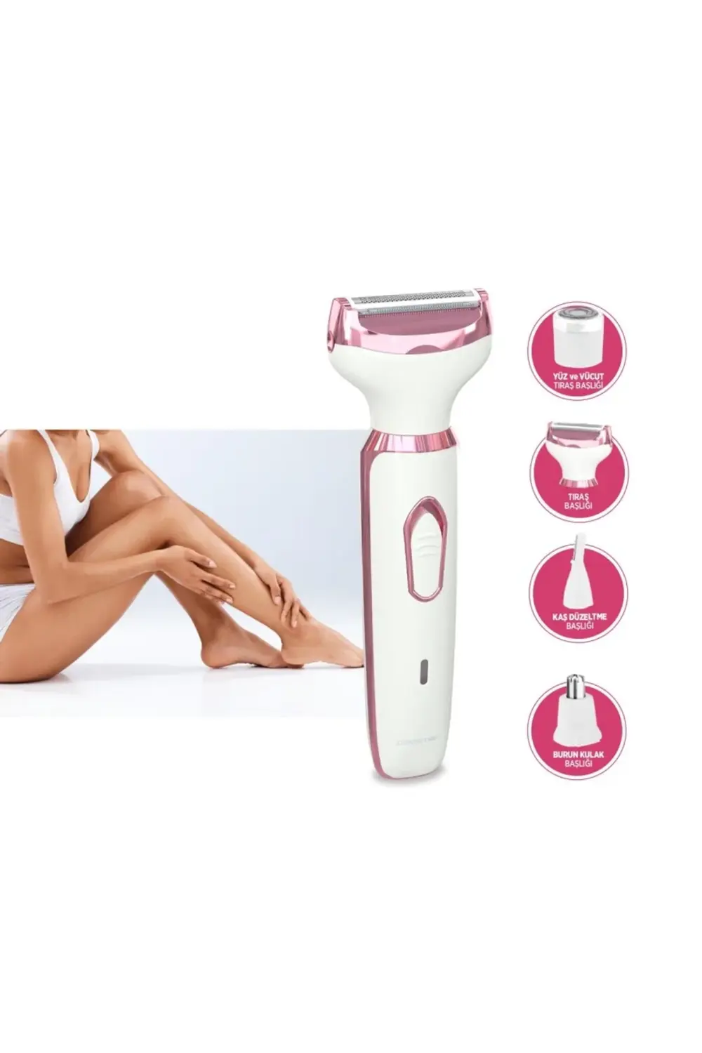 PBS809 4 In 1 Lady Shaver - Beyaz