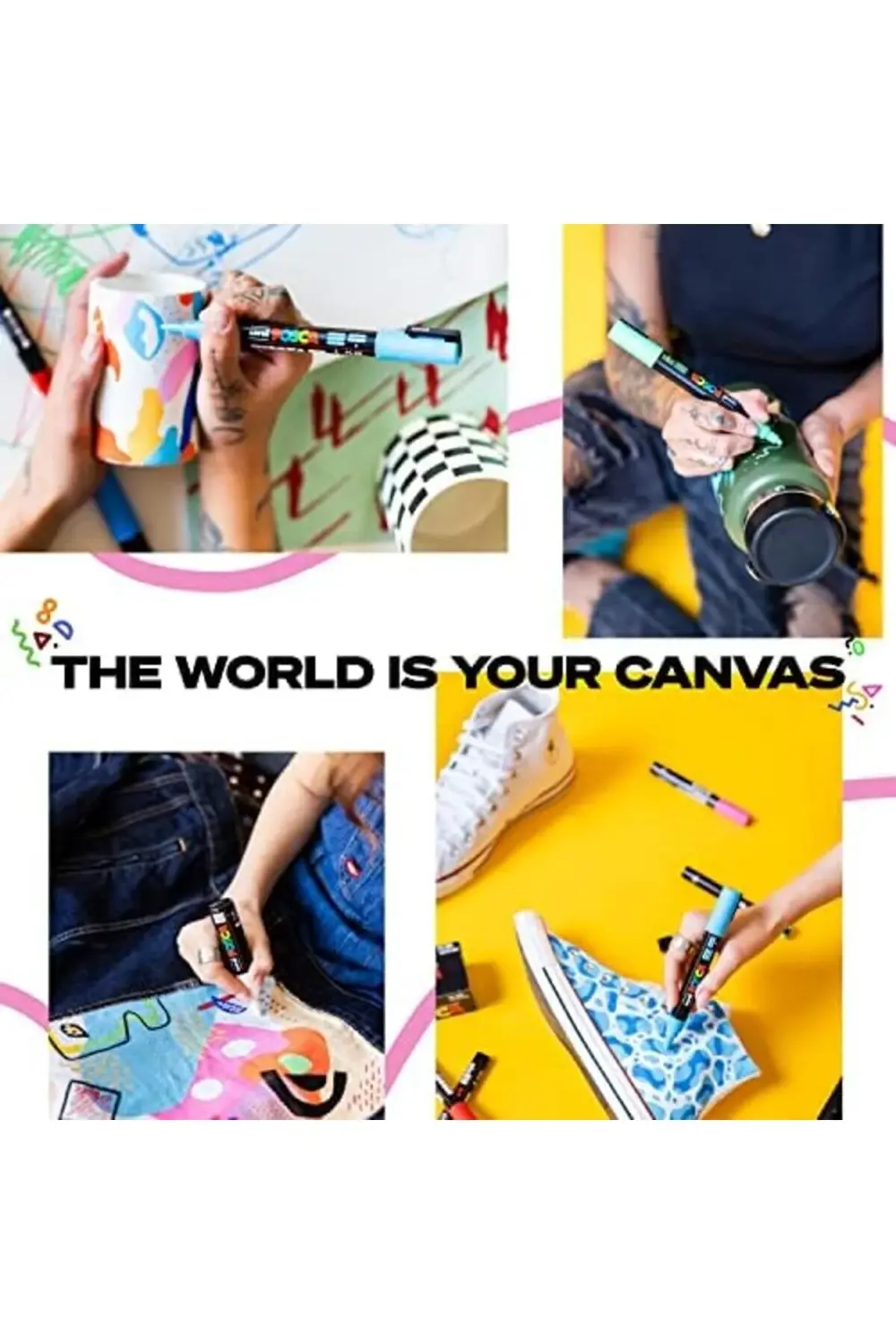 Pc-1M Su Bazlı Poster Markörü, Siyah 1174074