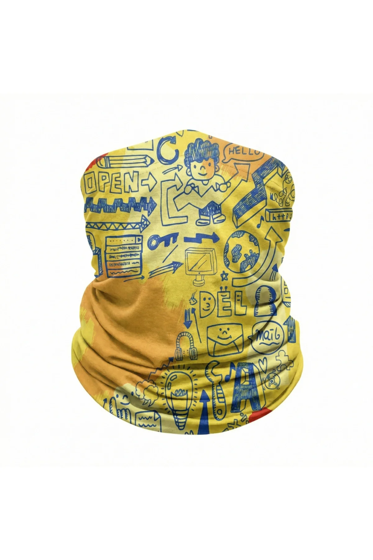 PC COMICS SPIRIT Unisex Motorcu Buff Outdoor Bandana– Rüzgâr, Toz