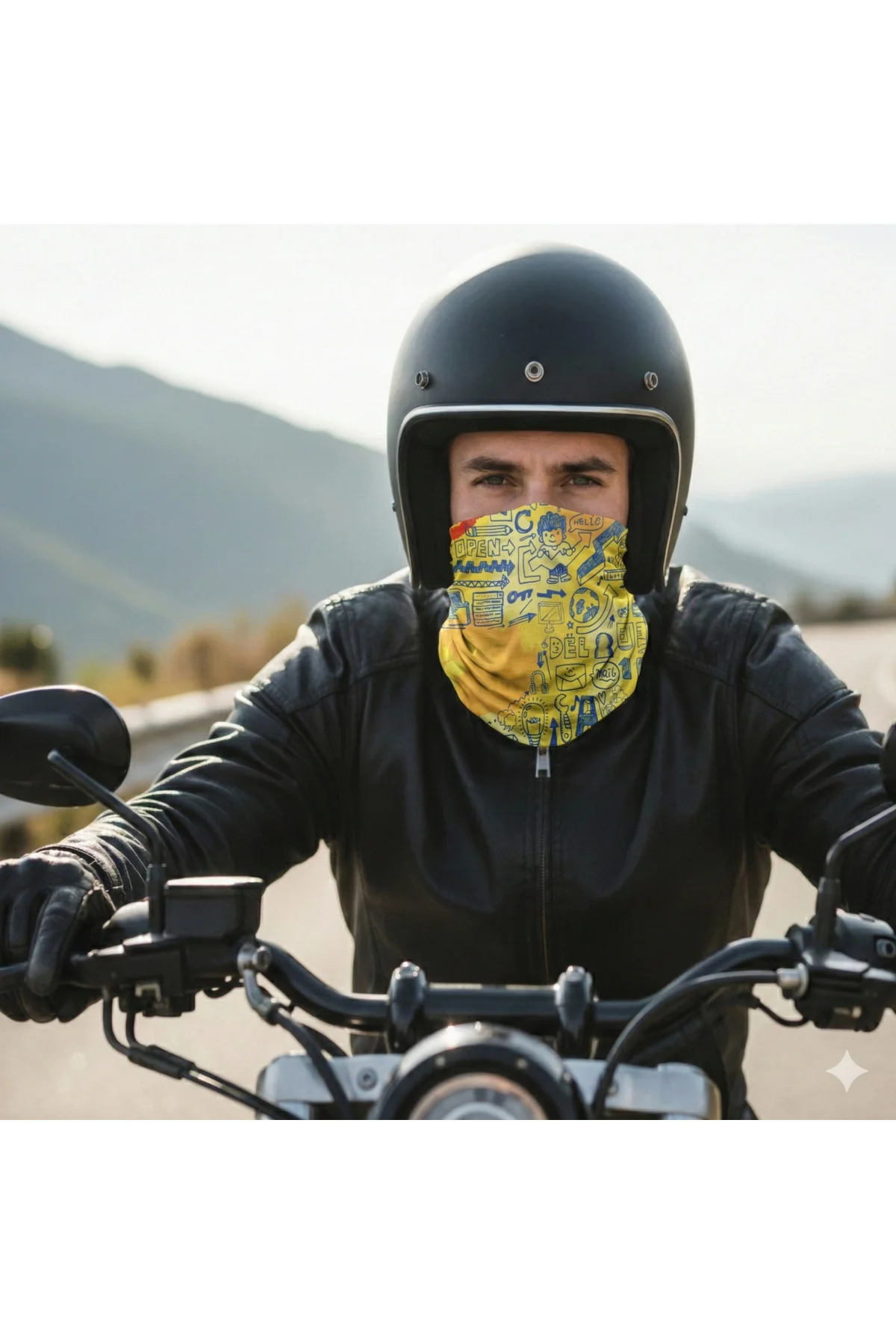 PC COMICS SPIRIT Unisex Motorcu Buff Outdoor Bandana– Rüzgâr, Toz