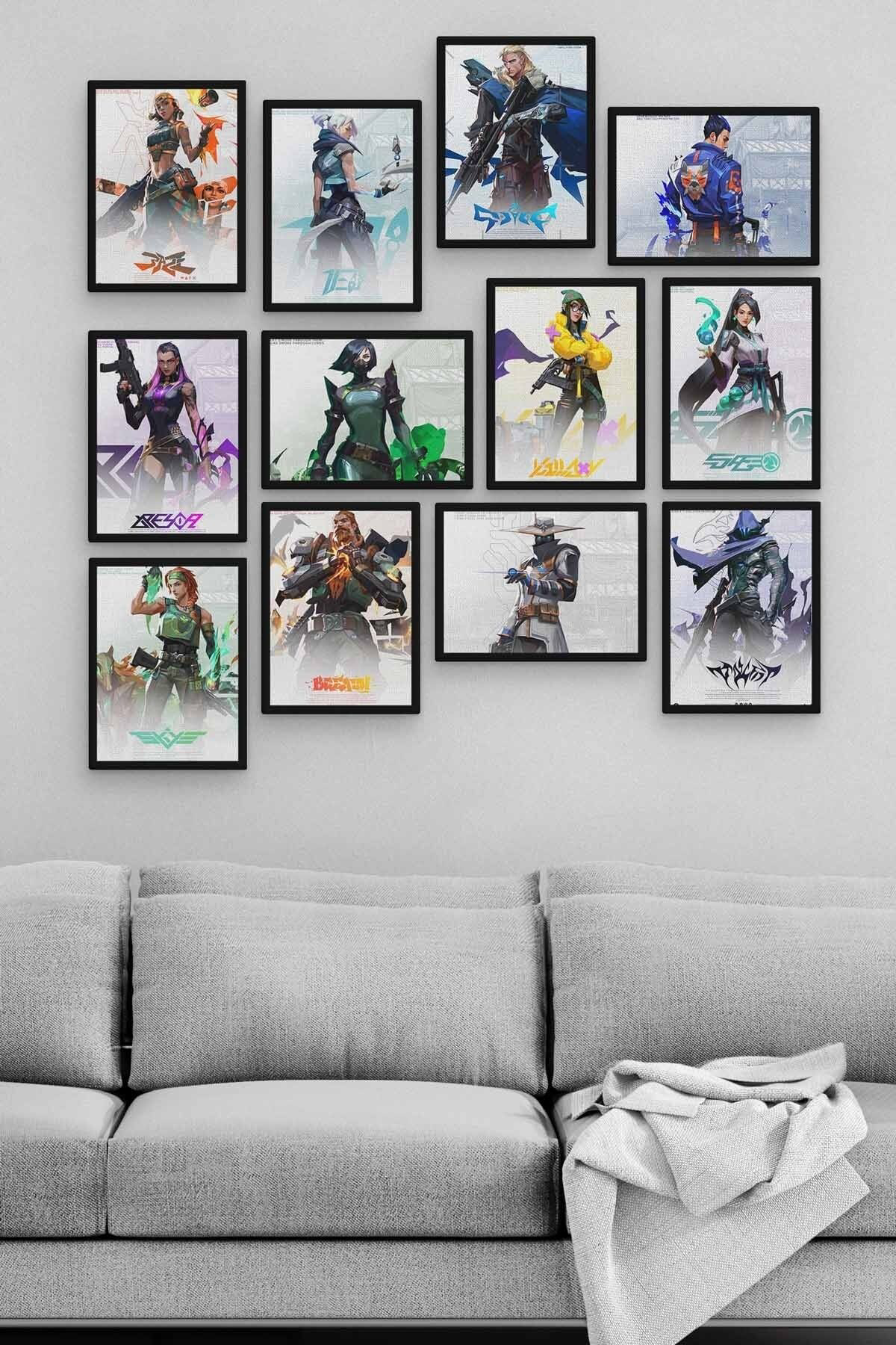 Pc Game 12 Parça Ahşap Mdf Tablo Zlltb360