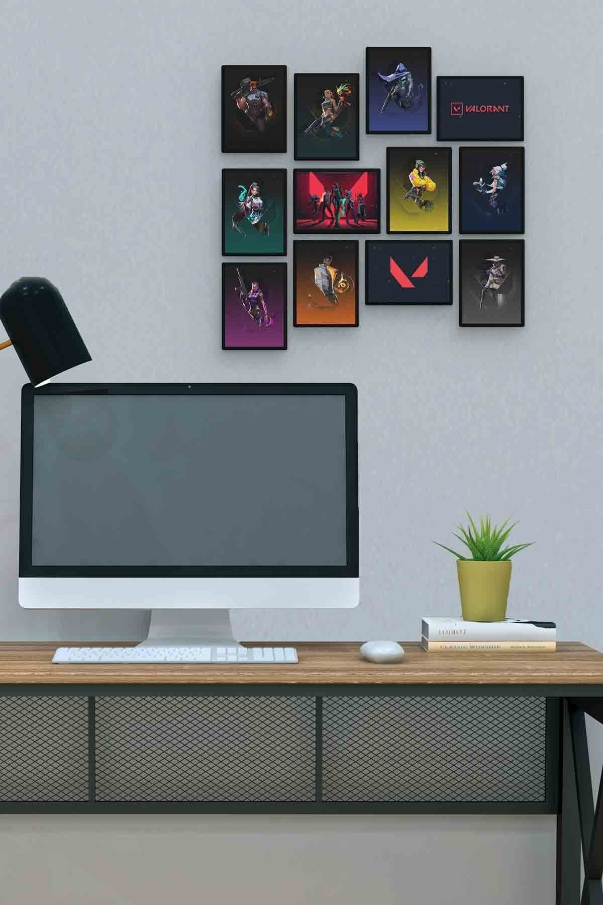 Pc Game 12 Parça Mdf (ahşap) Tablo Ofis Boyu 