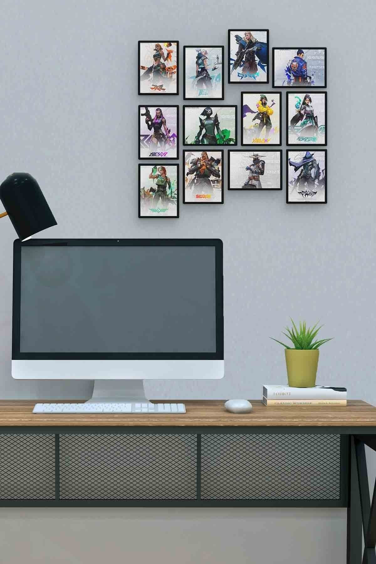 Pc Game 12 Parça Mdf (ahşap) Tablo Ofis Boyu 