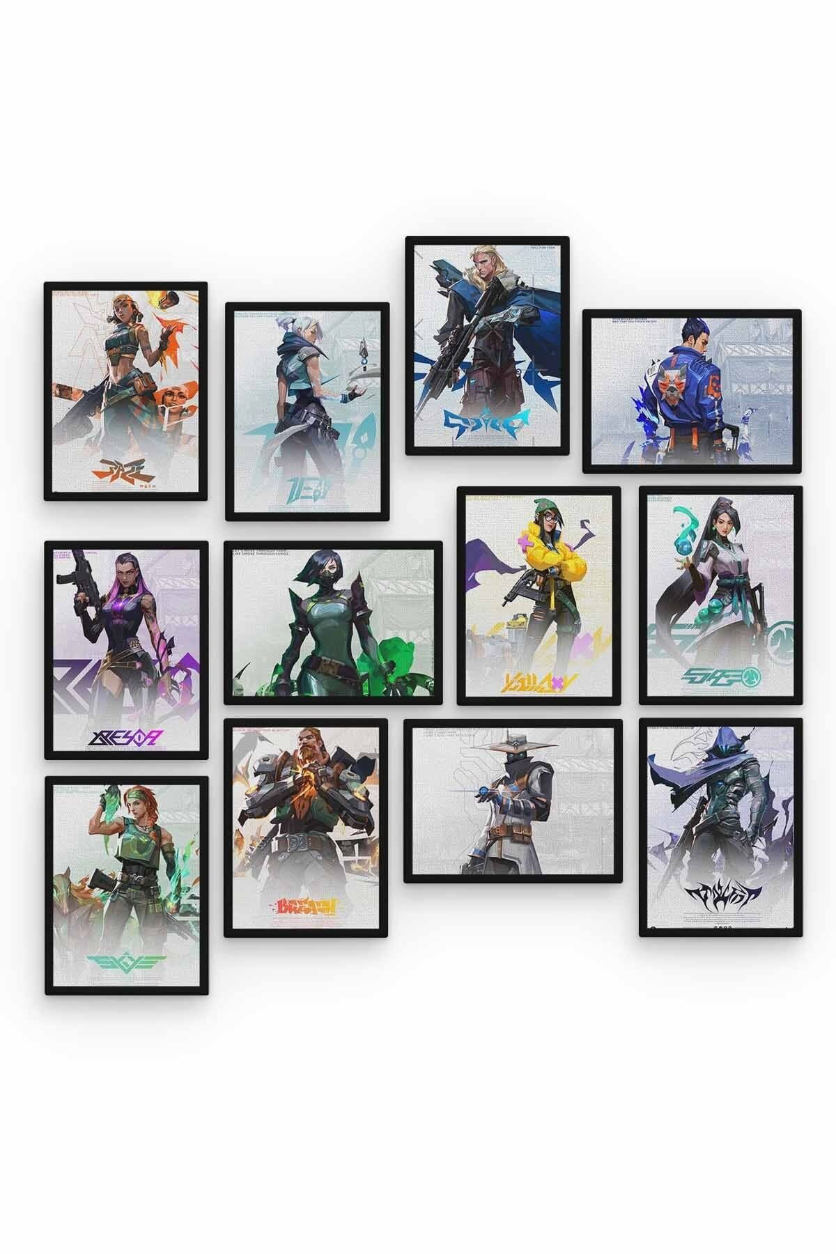 Pc Game 12 Parça Ahşap Mdf Tablo Zlltb360