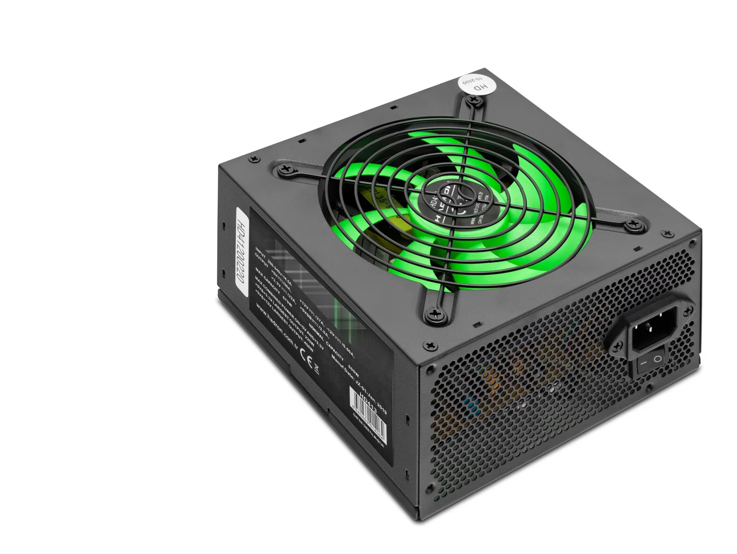 Pc Power Supply Güç Kaynağı 600W 12 Cm Fan Atx Siyah HD413