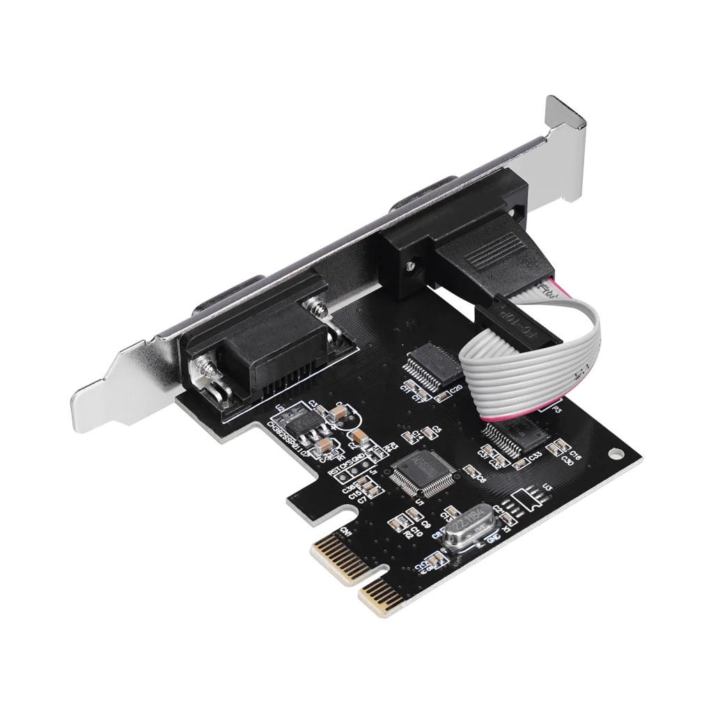 PCI Express RS232 2 Port Kart - S-LINK SL-EX2S - Windows/Linux Destekli