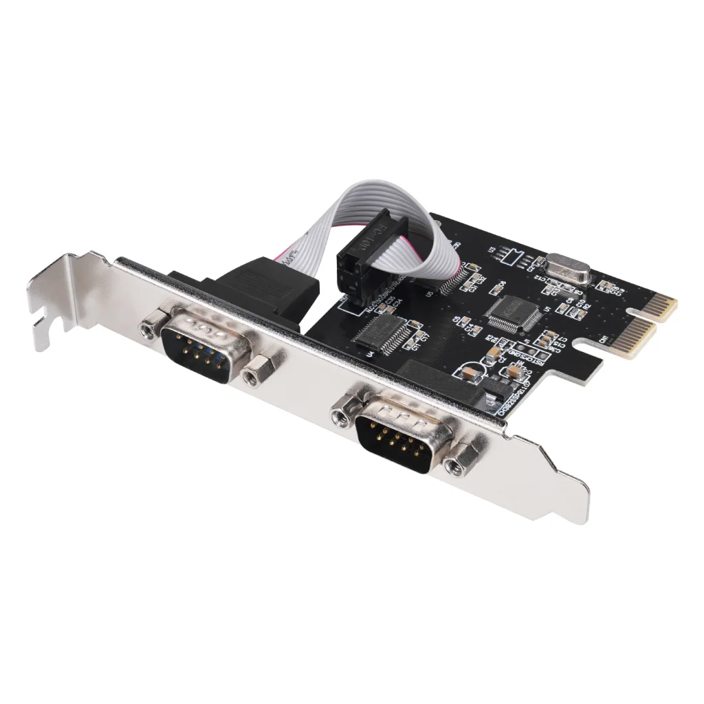 PCI Express RS232 2 Port Kart - S-LINK SL-EX2S - Windows/Linux Destekli