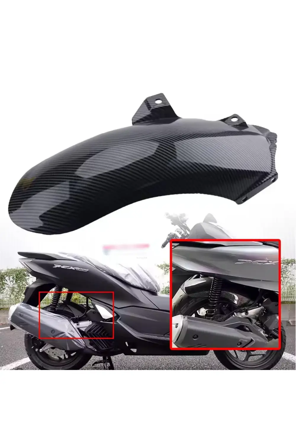 Pcx 125 Modifiye Arka Çamurluk Karbon Kaplama A+++ Kalite 2021-20 Pcx 125 Modifiye Arka Çamurluk Karbon Kaplama A+++ Kalite 2021-20