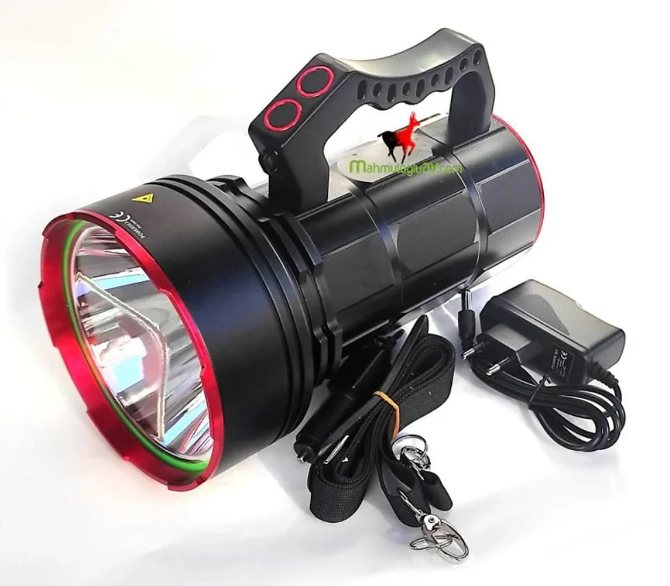 PD-7800 40 Şarjlı Güçlü El Feneri 40 Watt