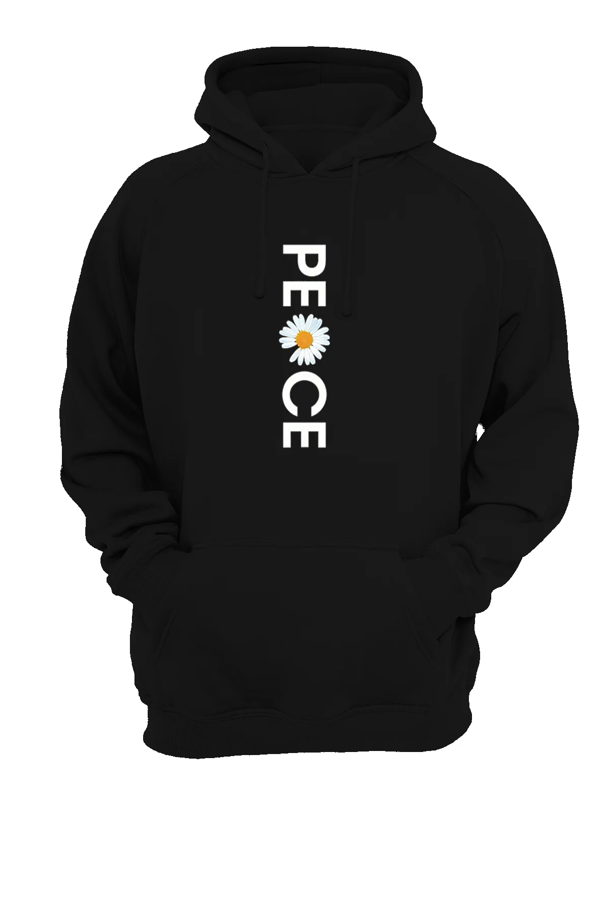 Peace Baskılı, 3 iplik. Şardonlu, İçi Polar, Kalın, (600 gr.) Sweatshirt