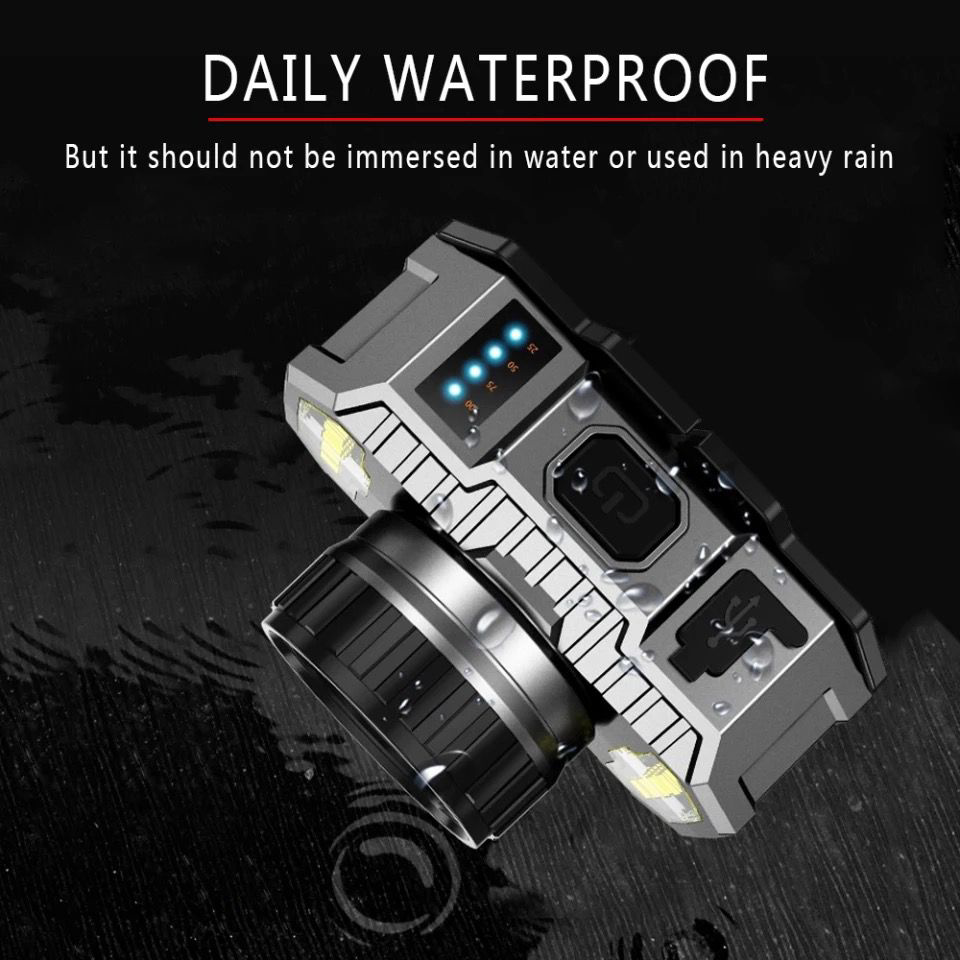 PeakStar PS-010 800 Lümen Zoomlu Şarj Göstergeli Cob LED Usb'li Ş