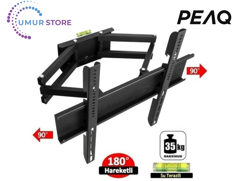PEAQ PQ32DAL04 32” Uydu Alıcılı HDR D-Dual 32”- 55” Çift Kollu Ha