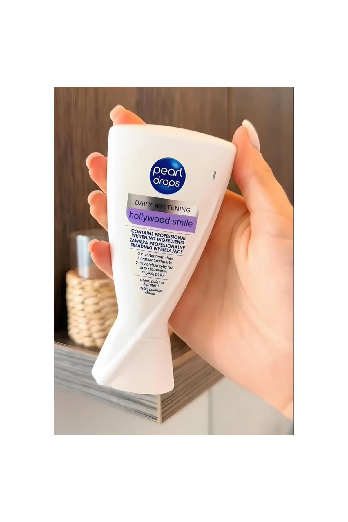 Pearl Drops Hollywood Smile Beyazlatıcı Diş Macunu, Aktif Oksijen