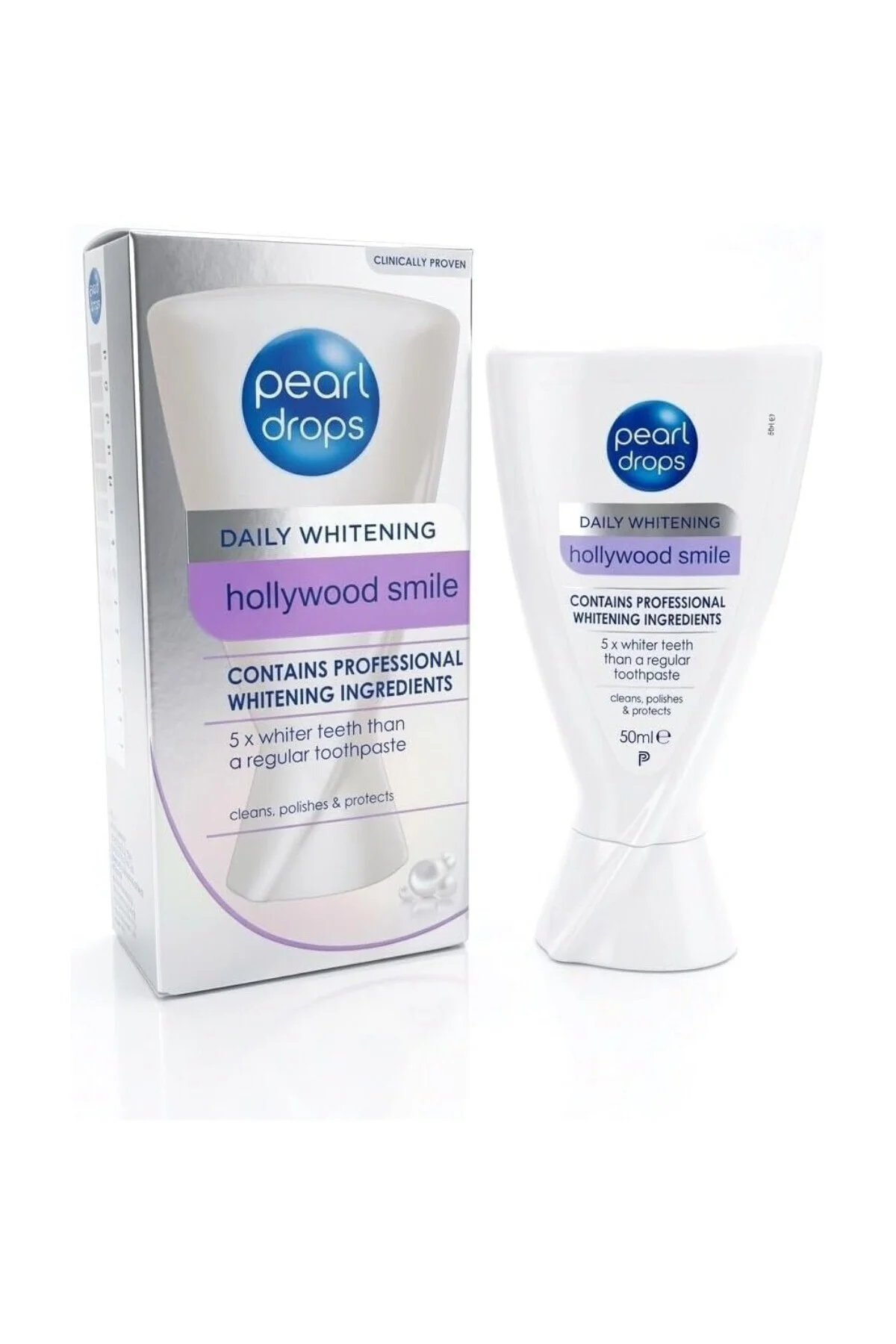 Pearl Drops Hollywood Smile Beyazlatıcı Diş Macunu, Aktif Oksijen