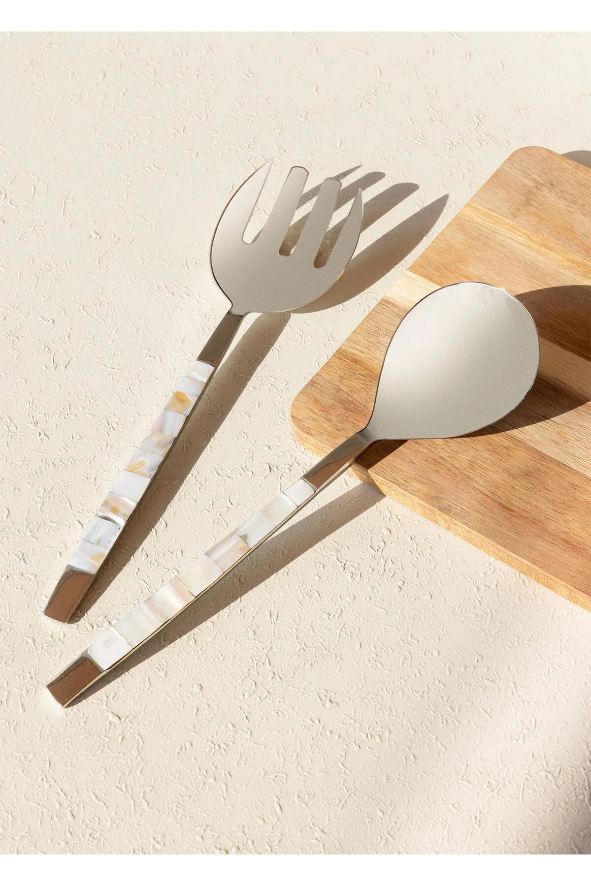 Pearl Salata Servis Takımı White 2 Parça