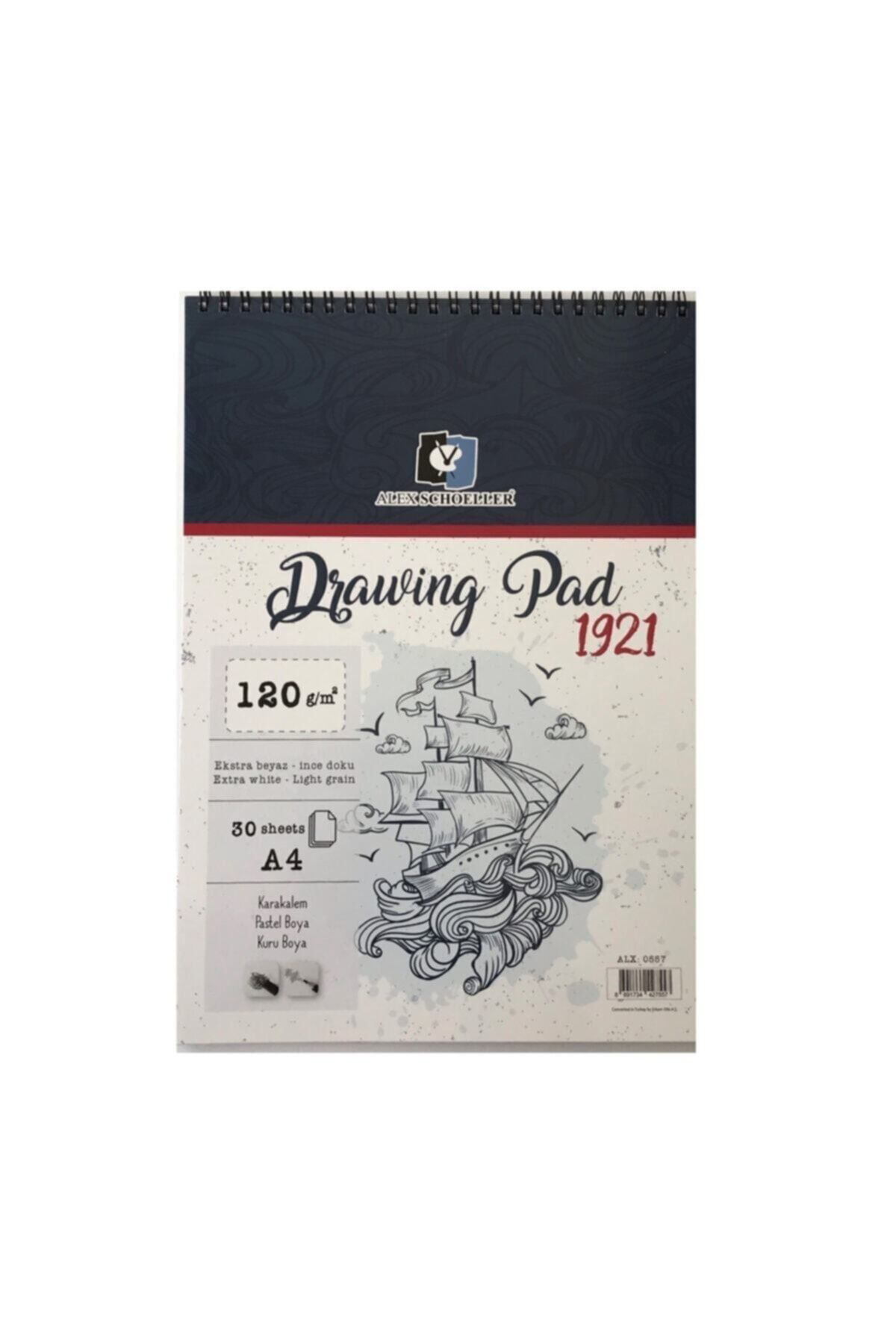 Pebeo Alex A4 120 Gram Spiral Drawıng Pad 30'lu Alex-0557