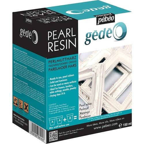 Pebeo Kit Gedeo Beyaz Sedef Reçine 150 ML 766154