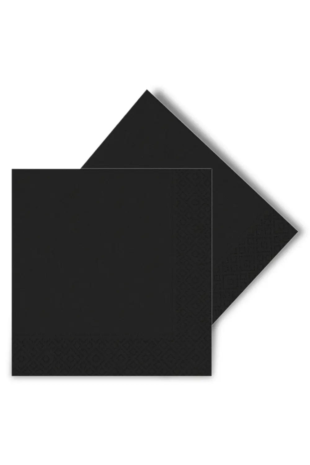 Peçete 33x33 16lı -Siyah-