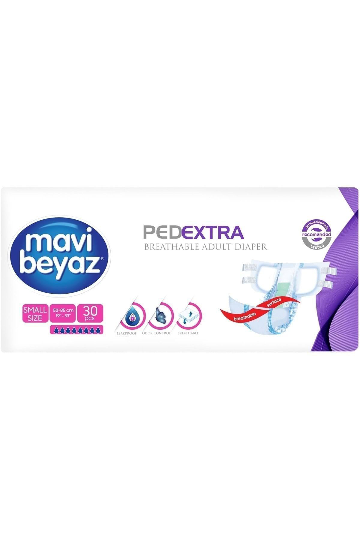 Ped Ekstra Tekstil Yüzeyli Yetişkin Bel Bantlı Hasta Bezi Small K