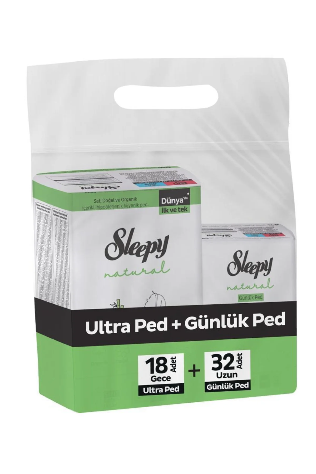 Ped Gece 18 Adet + Günlük 32 Adet Set Ped Gece 18 Adet + Günlük 32 Adet Set