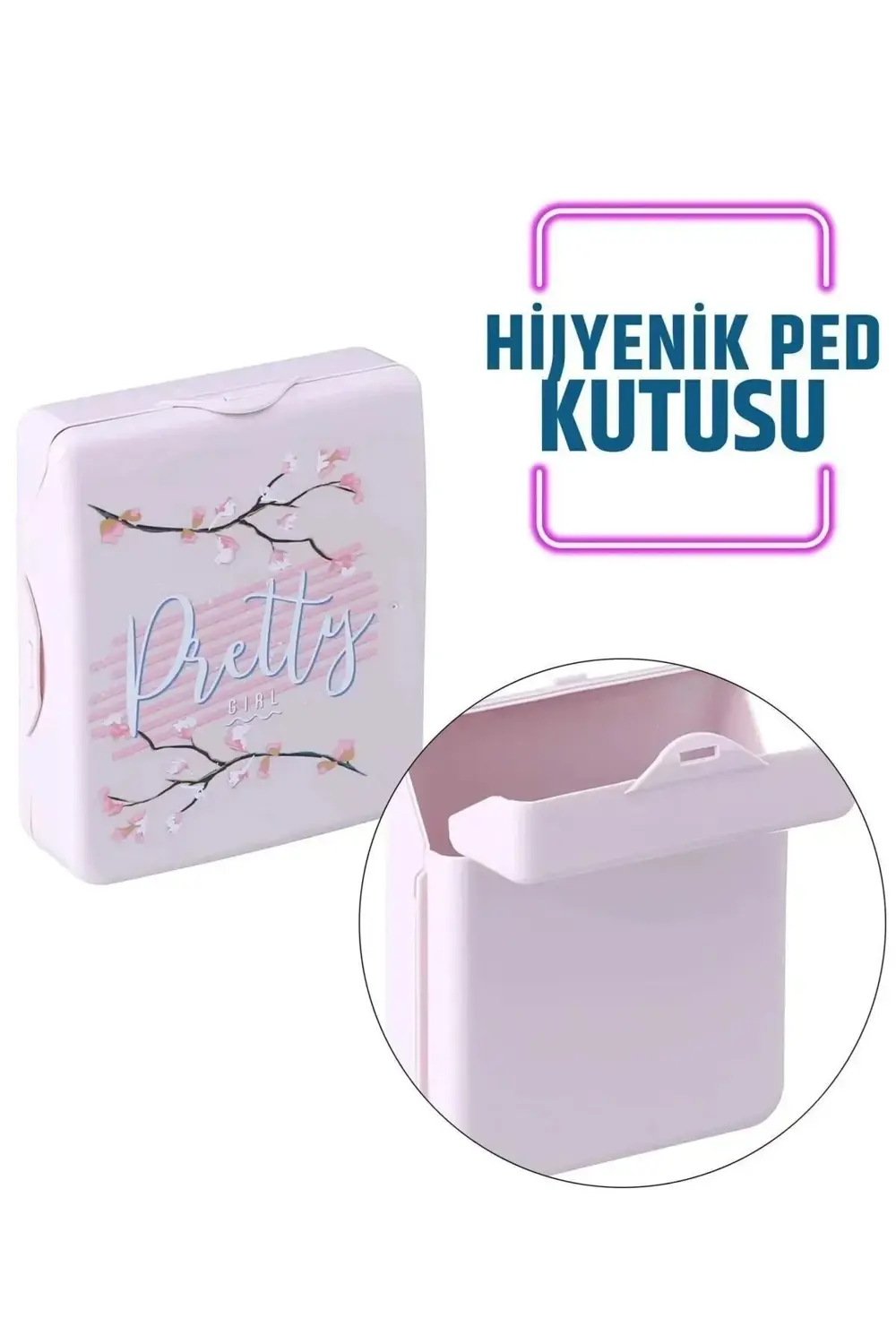 Ped Kutusu, Çanta İçi Hijyenik Ped Kutusu, Ped Saklama Kutusu