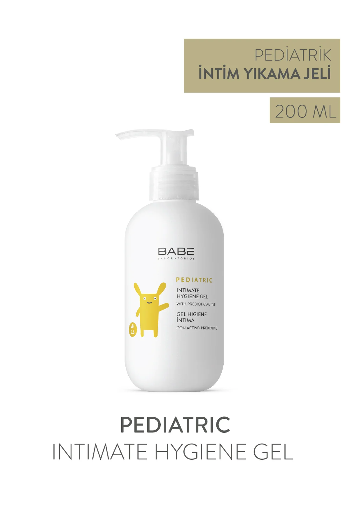 Pediatric Intimate Hygiene Gel 200ml - Bebek ve Çocuklar için Genital Bölge Yıkama Jeli
