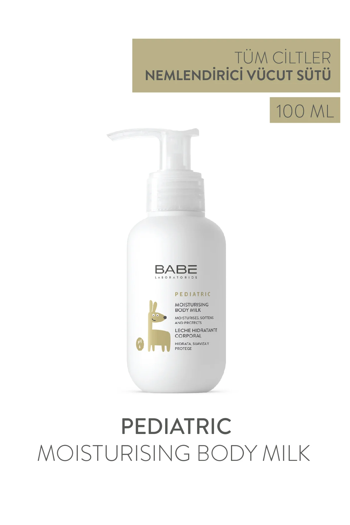 Pediatric Moisturising Body Milk 100ml - Bebek ve Çocuklar İçin Nemlendirici Vücut Sütü Fiyatı, Yorumları ve Özellikleri