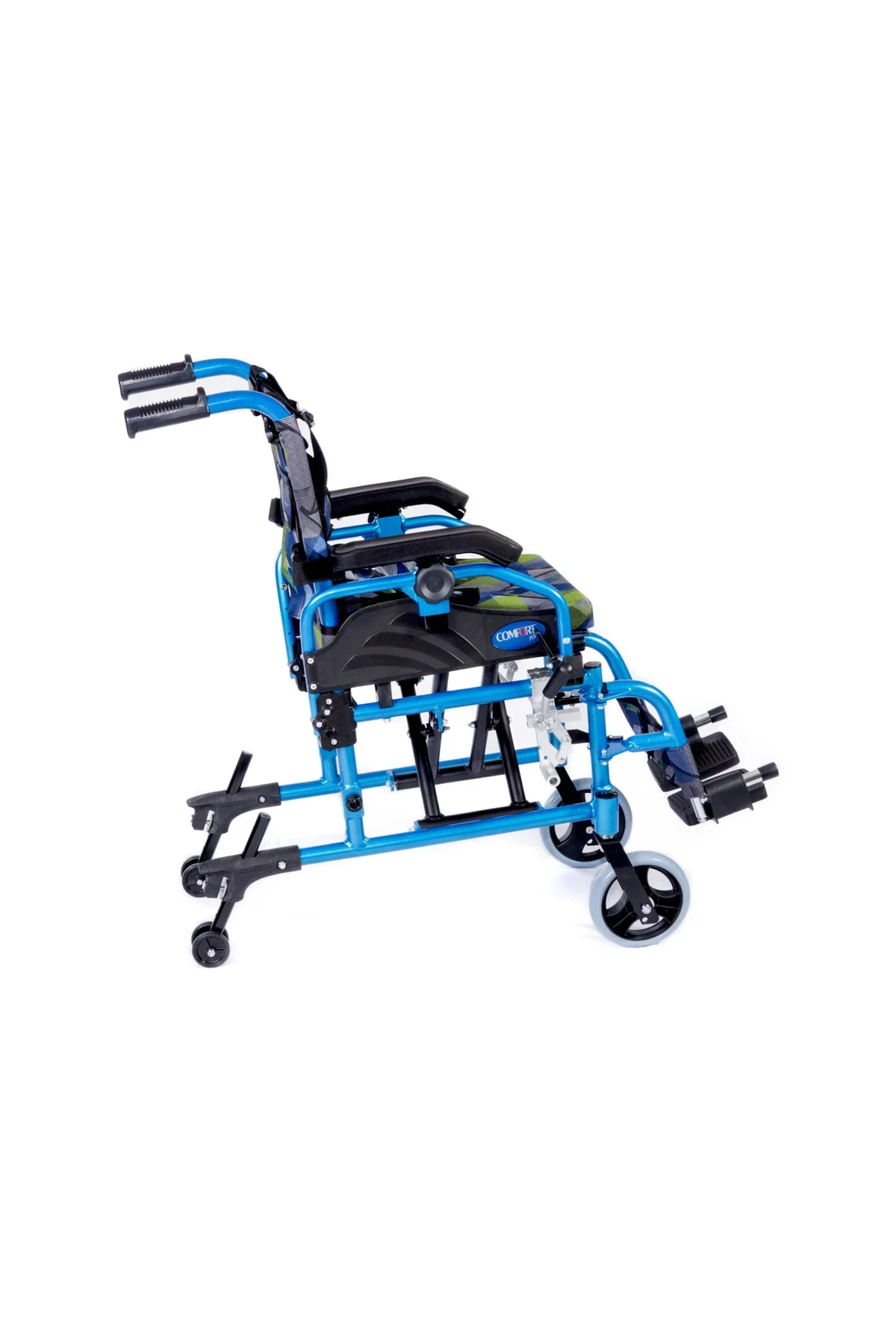 Pediatrik Sandalye Yeşil | Alüminyum Şase, Emniyet Kemeri, Quick Release, KY980LQ-30