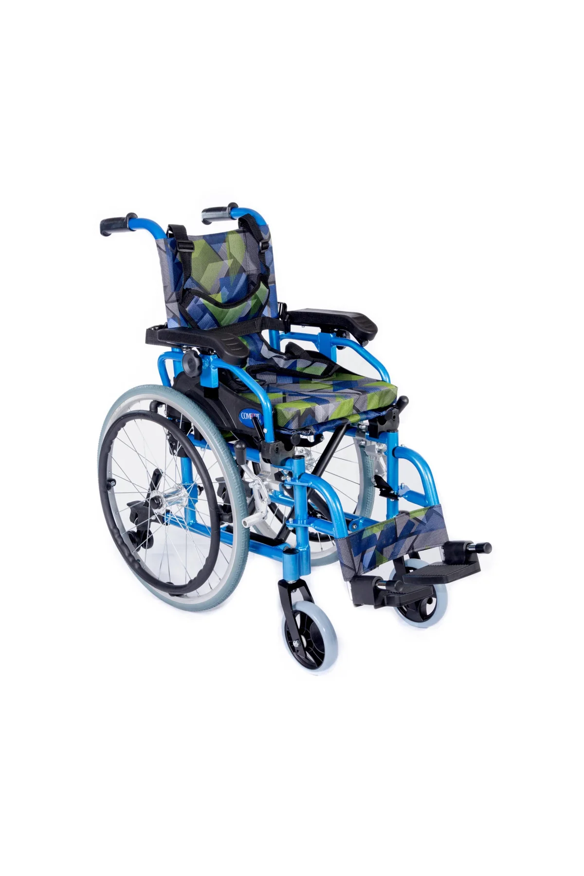 Pediatrik Sandalye Yeşil | Alüminyum Şase, Emniyet Kemeri, Quick Release, KY980LQ-30