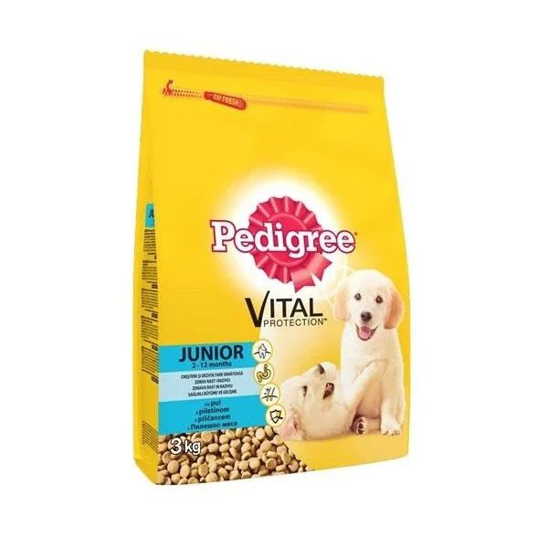 Pedigree Kümes Hayvanı Pirinç Junior Yavru Köpek Maması 3 Kg