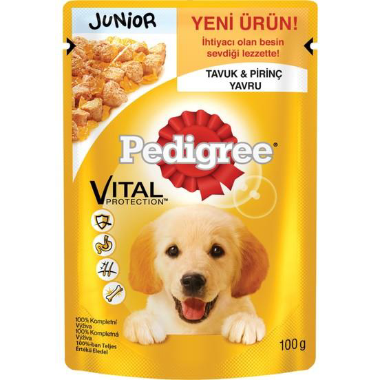 Pedigree Pouch Tavuklu Yavru Köpek Konservesi 100 gr