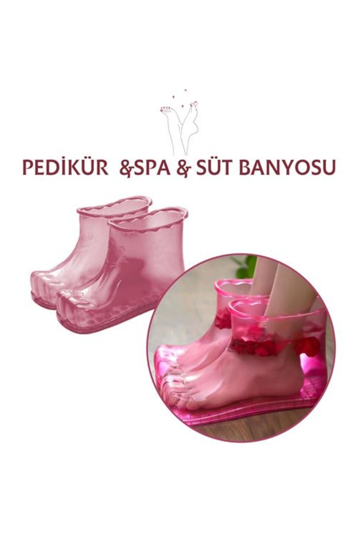 Pedikür Ayak Pakım Süt Banyosu Ayakkabısı