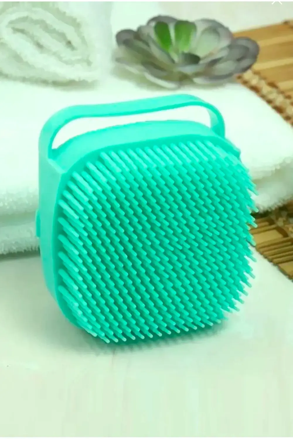 Peeling Etkili Banyo Lifi Kesesi Şampuan Hazneli Banyo Duş Fırças