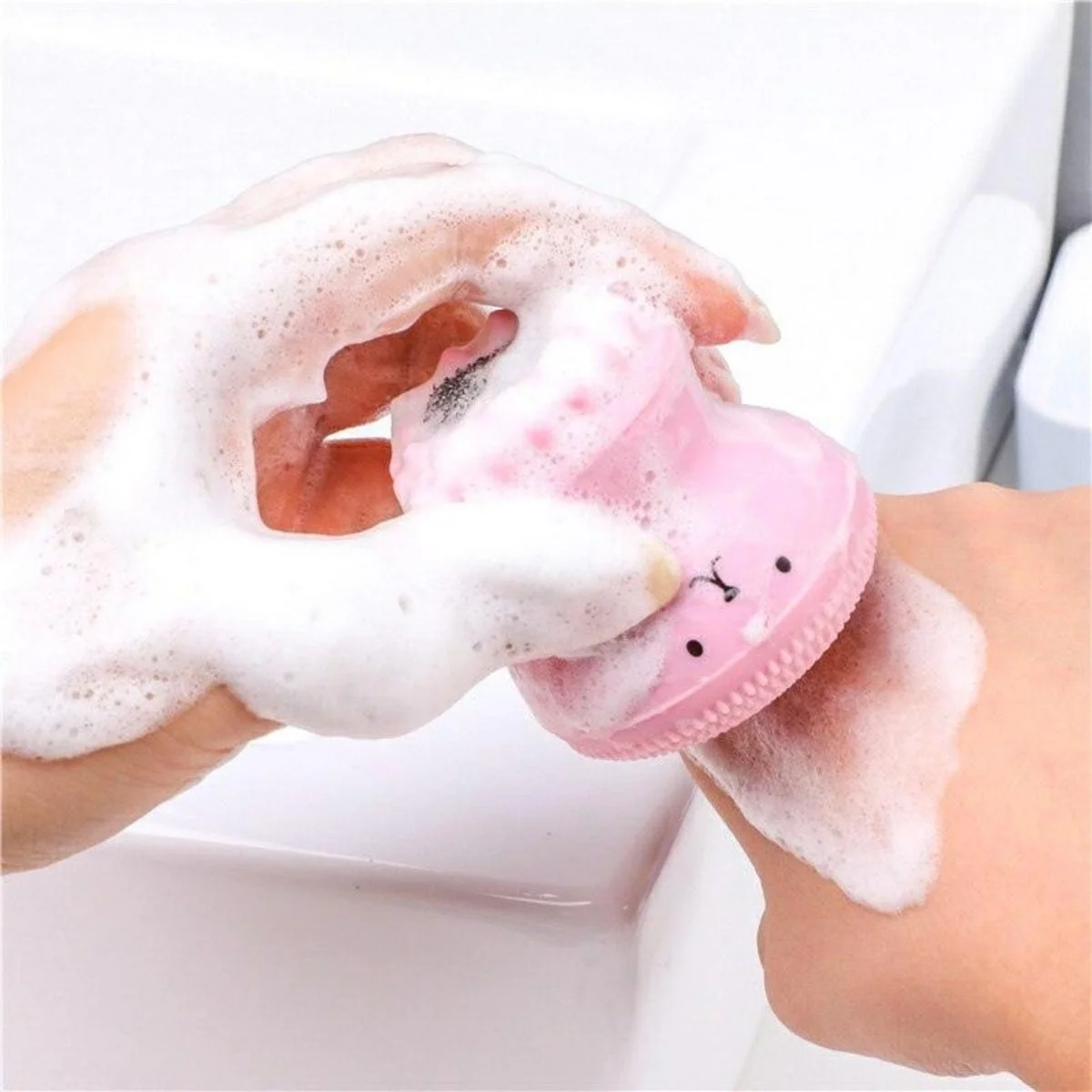 Peeling Etkili Mini El Yüz Cilt Temizleme Fırçası Silikon Temizlenmesi Kolay Siyah Nokta Giderici Bx40 Fiyatı, Yorumları ve Özellikleri