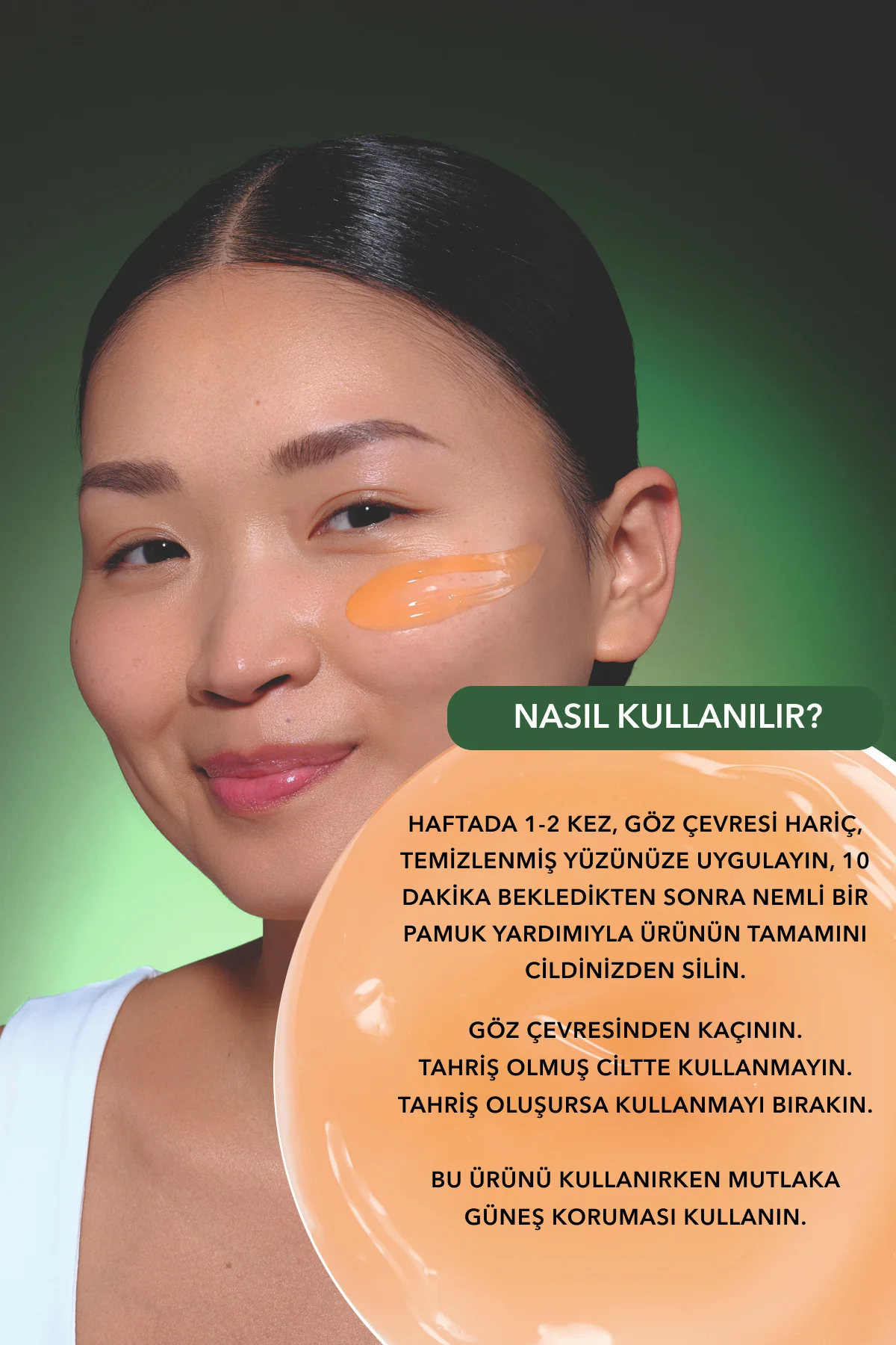 Peeling Maske - %5 AHA - Işıltı Veren Antioksidan Botanik Komplek