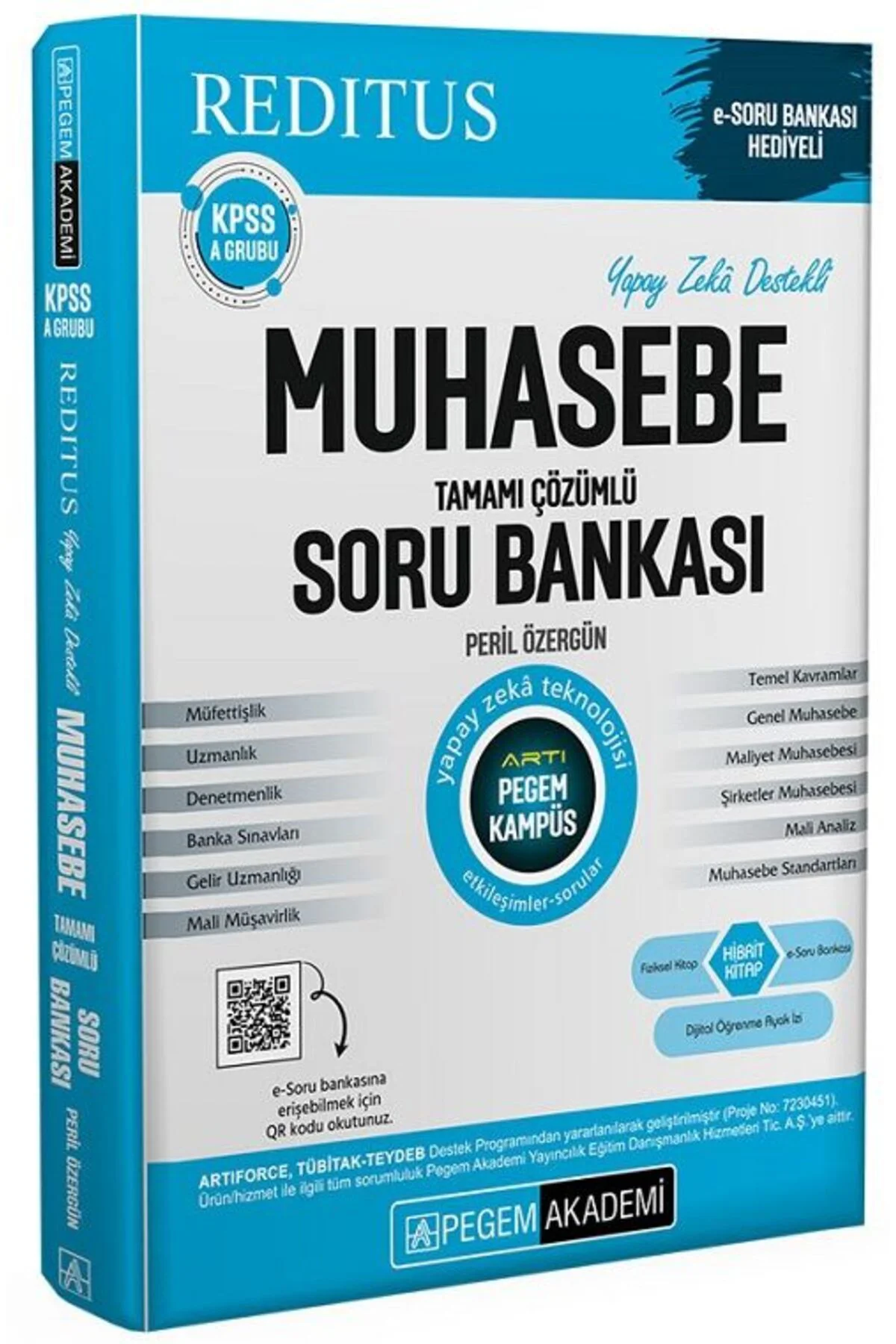 Pegem 2025 KPSS A Grubu Reditus Muhasebe Soru Bankası Çözümlü Pegem Akademi Yayınları