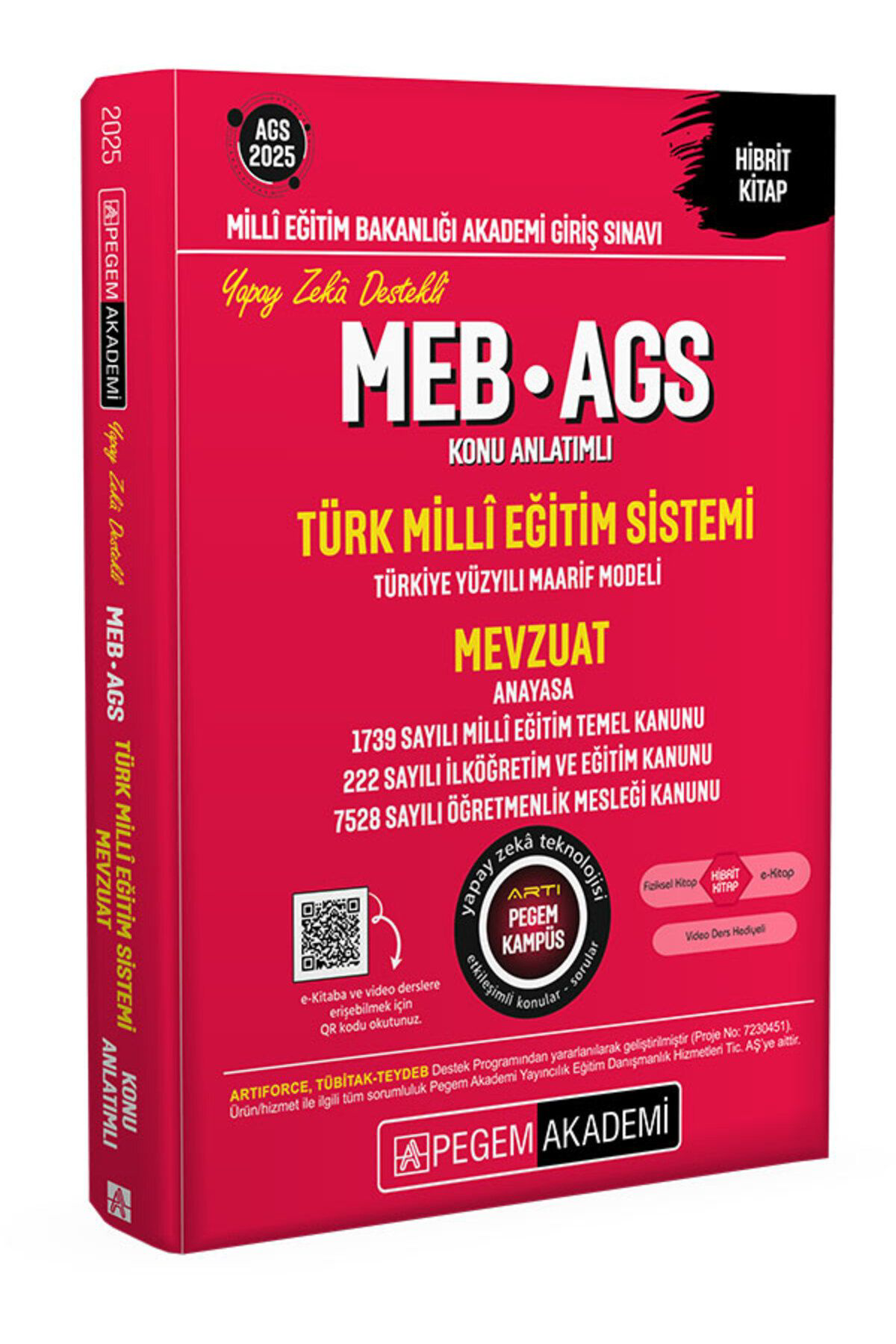 Pegem 2025 MEB-AGS Konu Anlatımlı Türk Milli Eğitim Sistemi-Mevzu Pegem 2025 MEB-AGS Konu Anlatımlı Türk Milli Eğitim Sistemi-Mevzu