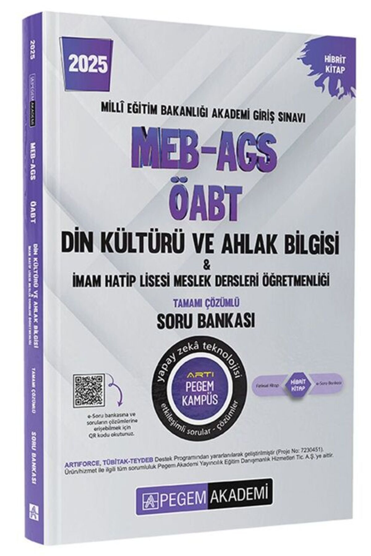 Pegem Akademi Yayıncılık Pegem 2025 Öabt Meb-Ags Din Kültürü Ve Ahlak Bilgisi Öğretmenliği