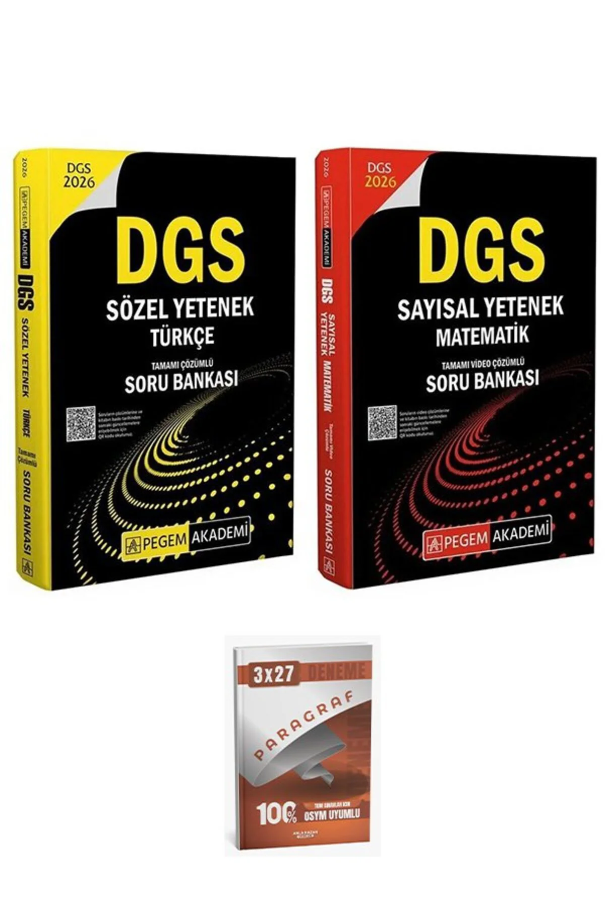 Pegem 2026 DGS Türkçe Sözel Mantık + Matematik Sayısal Mantık Sor