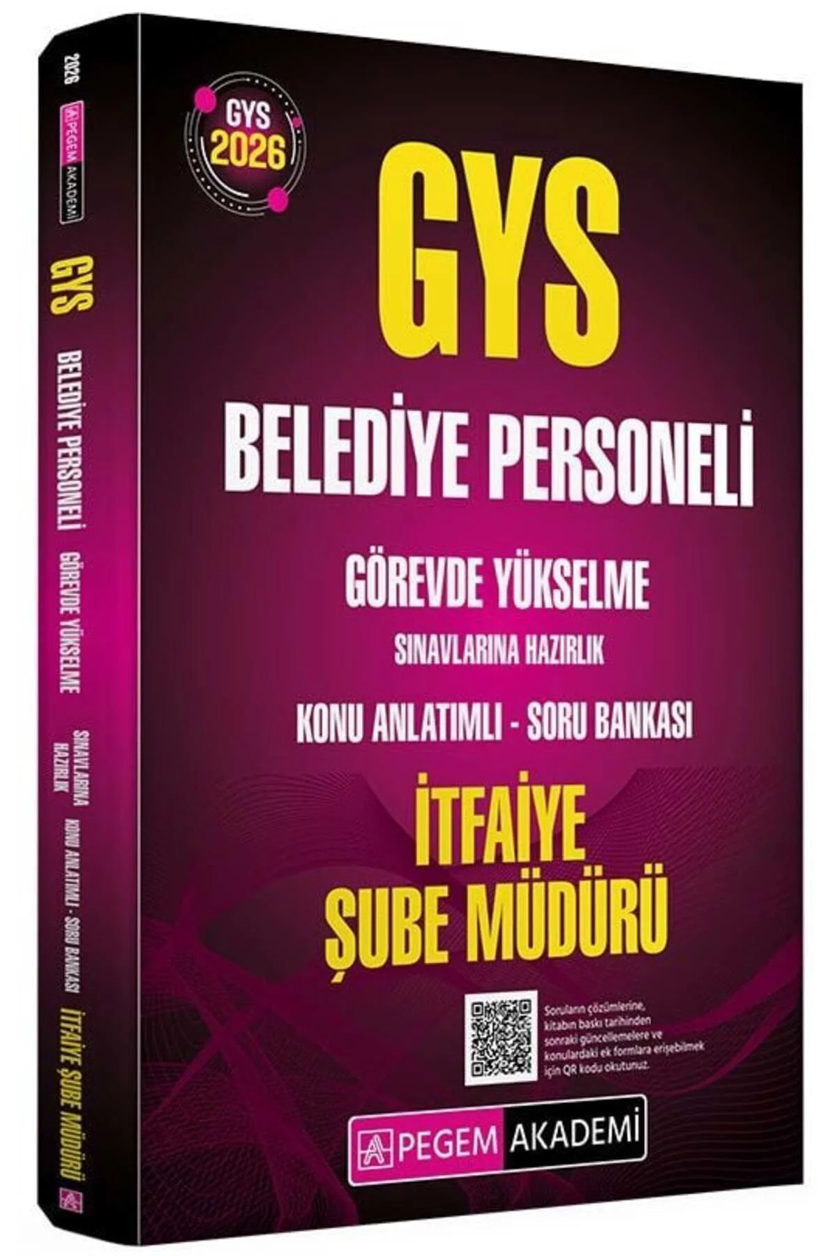 Pegem 2026 GYS Belediye Personeli İtfaiye Şube Müdürü Konu Anlatımlı Soru Bankası Görevde Yükselme Pegem Akademi Yayınları Pegem 2026 GYS Belediye Personeli İtfaiye Şube Müdürü Konu Anlatımlı Soru Bankası Görevde Yükselme Pegem Akademi Yayınları