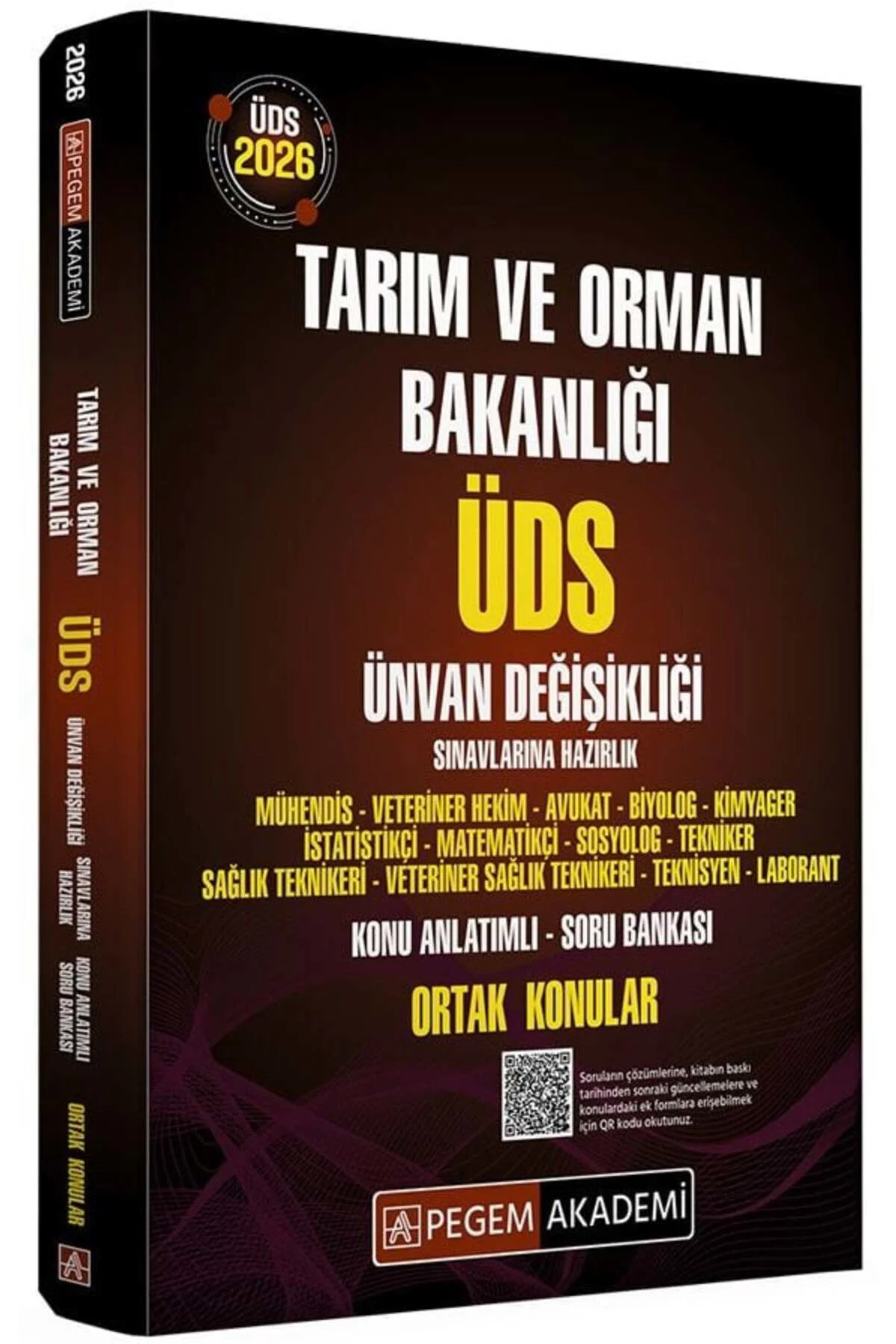Pegem 2026 GYS ÜDS Tarım ve Orman Bakanlığı Ortak Konular Konu Anlatımlı Soru Bankası Görevde Yükselme Ünvan Değişikliği Pegem Akademi Yayınları Pegem 2026 GYS ÜDS Tarım ve Orman Bakanlığı Ortak Konular Konu Anlatımlı Soru Bankası Görevde Yükselme Ünvan Değişikliği Pegem Akademi Yayınları