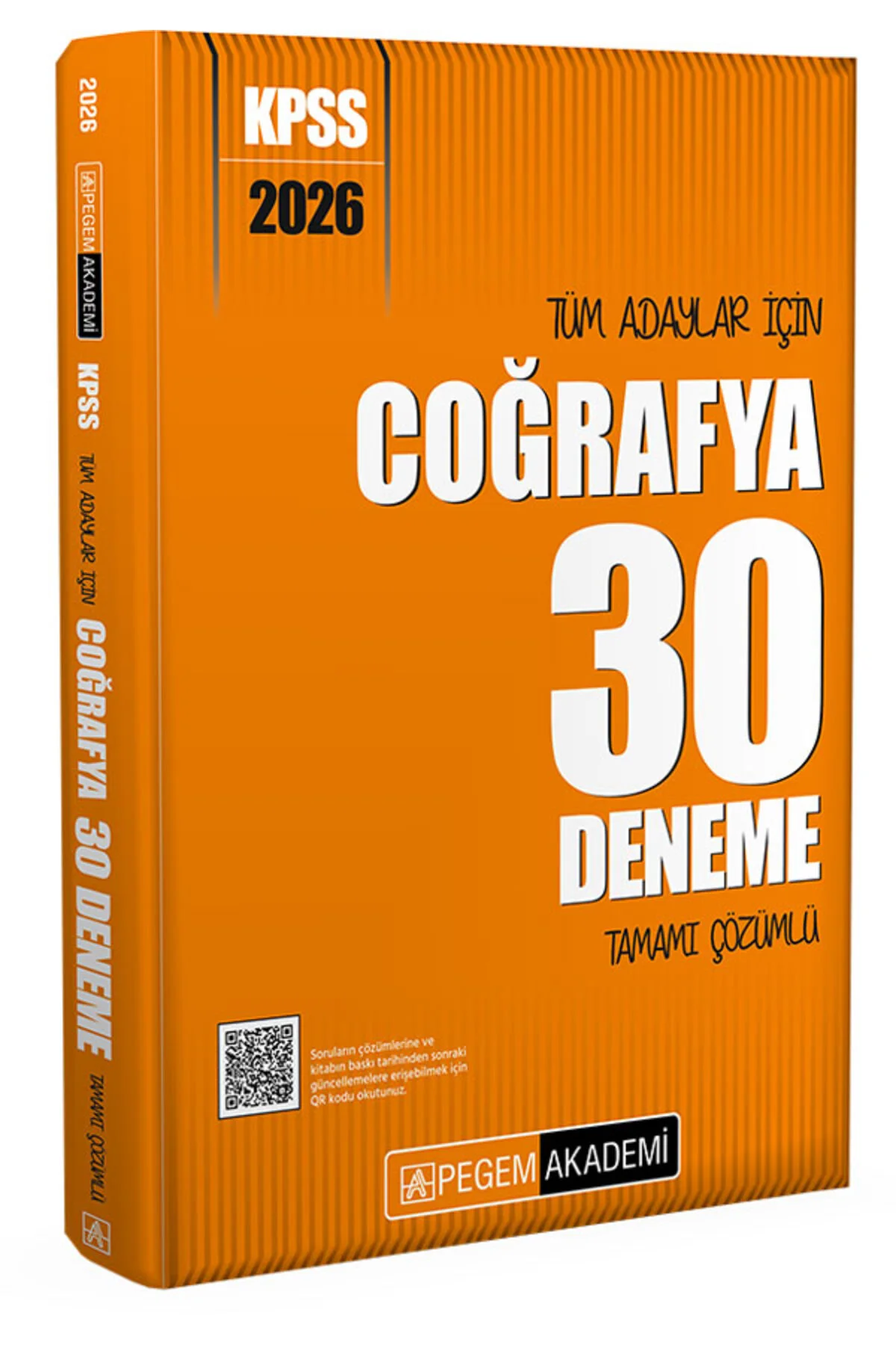 Pegem 2026 KPSS Coğrafya 30 Deneme Çözümlü Pegem Akademi Yayınları