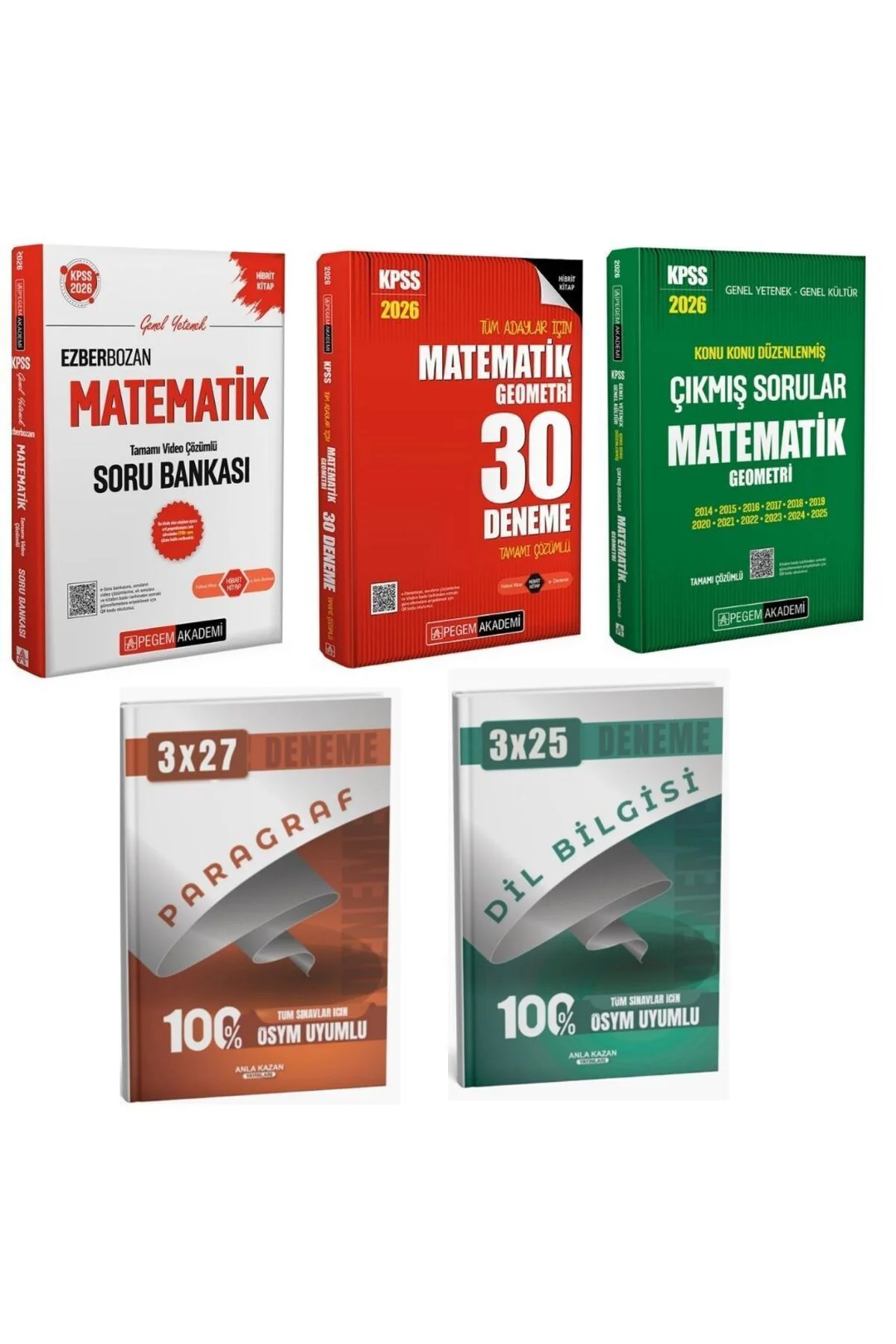 Pegem 2026 KPSS Ezberbozan Matematik Soru Bankası + KPSS Matemati