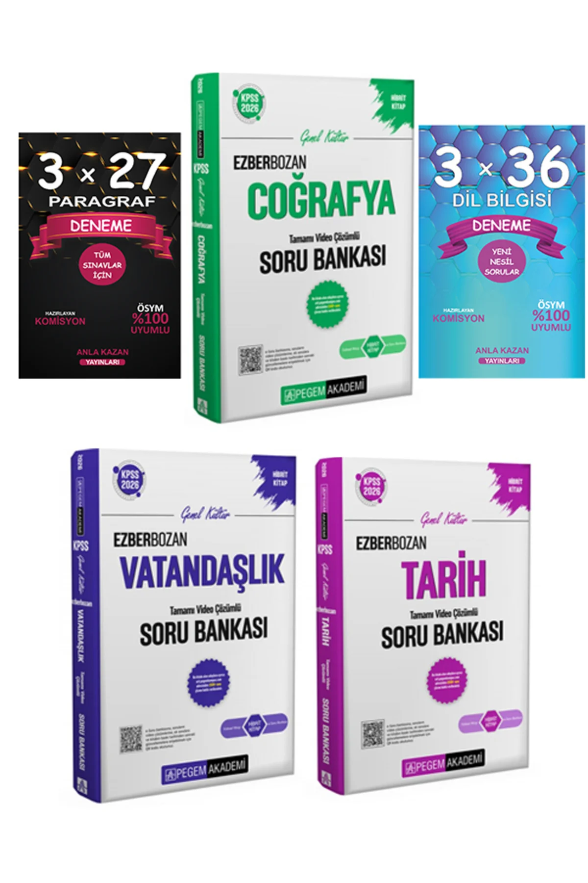 Pegem 2026 KPSS Ezberbozan Tarih Coğrafya Vatandaşlık Soru + Anla