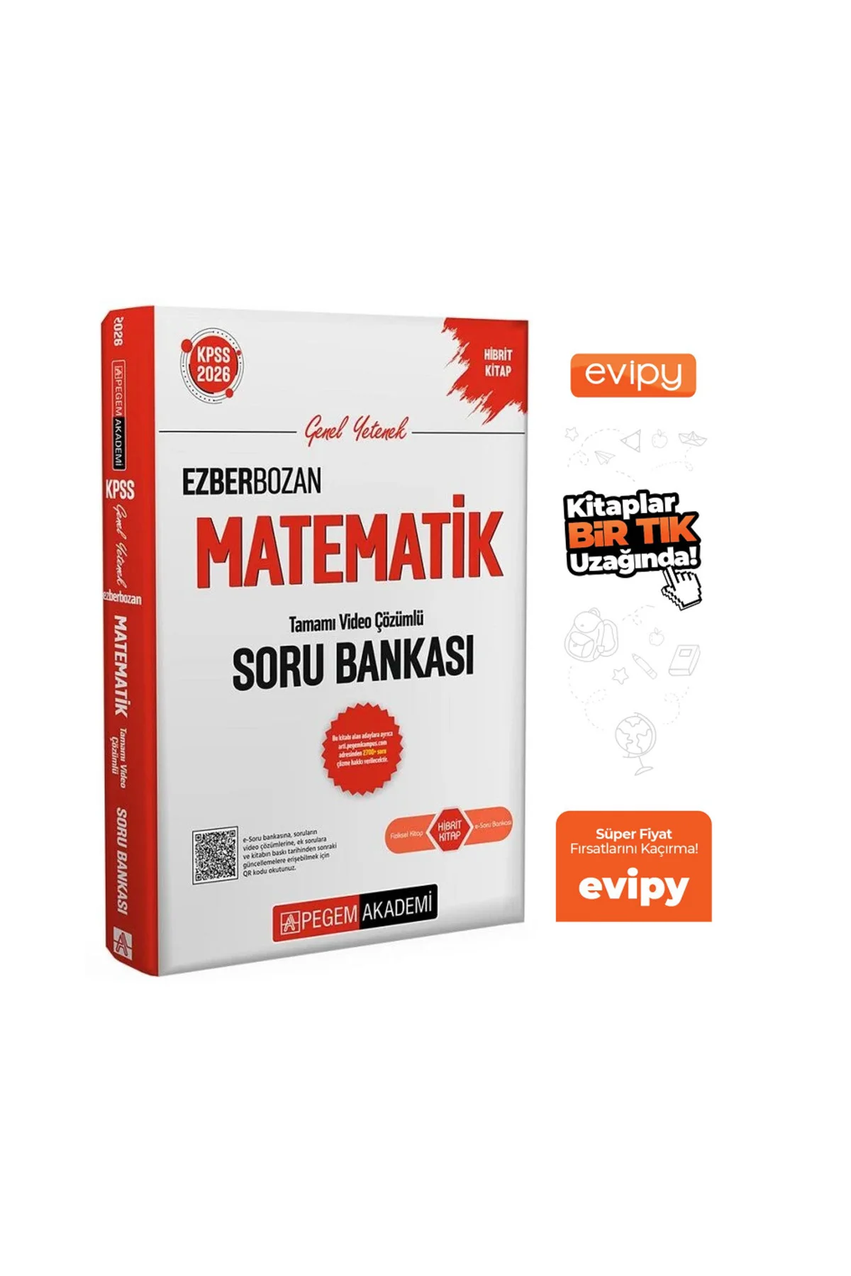 Pegem 2026 Kpss Matematik Ezberbozan Soru Bankası Video Çözümlü P
