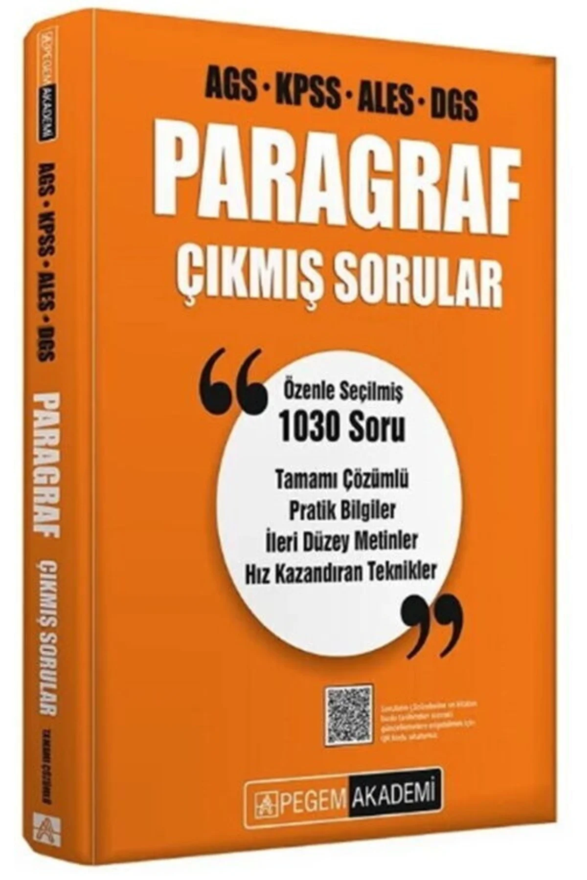Pegem 2026 KPSS MEB-AGS ALES DGS Paragraf Çıkmış Sorular Çözümlü Pegem Akademi Yayınları Pegem 2026 KPSS MEB-AGS ALES DGS Paragraf Çıkmış Sorular Çözümlü Pegem Akademi Yayınları