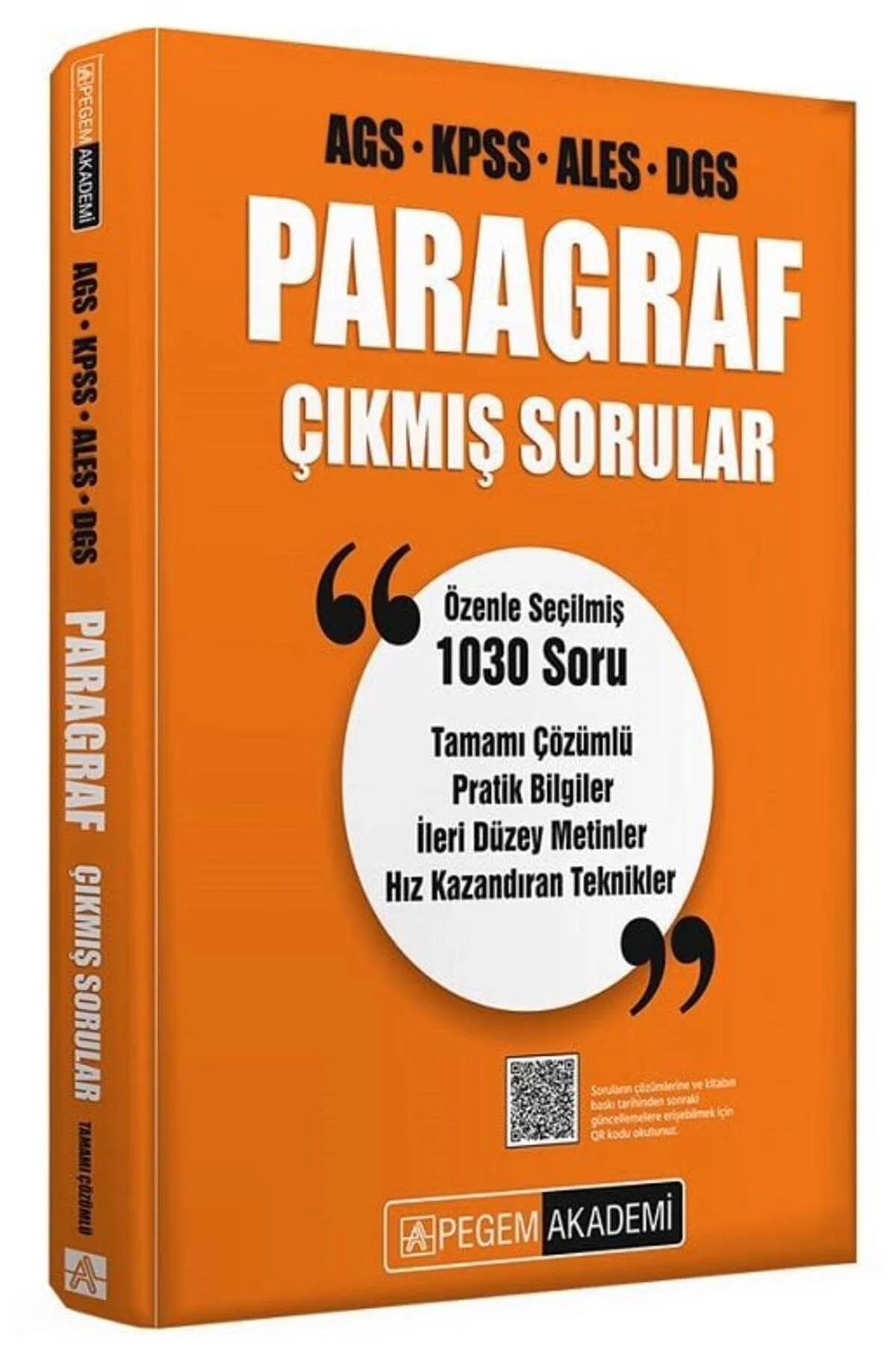 Pegem 2026 KPSS MEB-AGS ALES DGS Paragraf Çıkmış Sorular Çözümlü Pegem Akademi Yayınları Pegem 2026 KPSS MEB-AGS ALES DGS Paragraf Çıkmış Sorular Çözümlü Pegem Akademi Yayınları